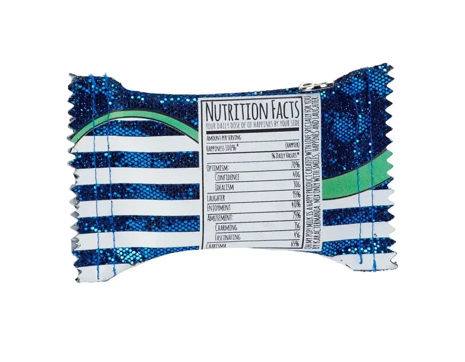 OH MY POP! Dark Blue Bubblegum Purse - Mint