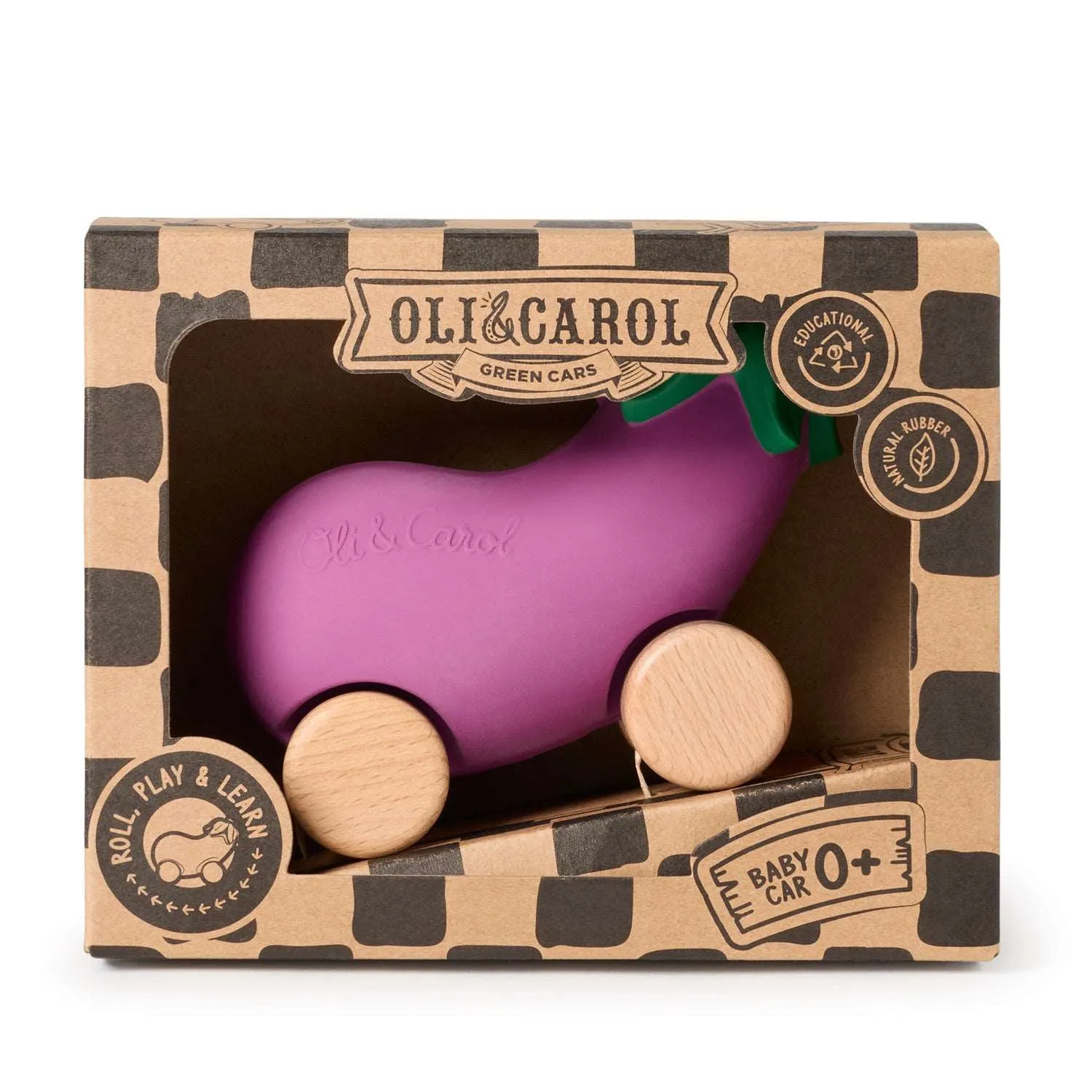 Oli & Carol Emma The Eggplant Car