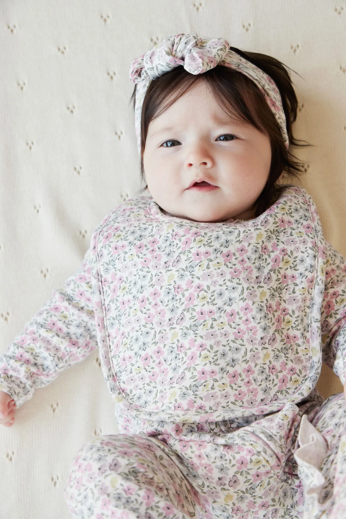 Organic Cotton Bib | Fifi Mini Slightly Pink
