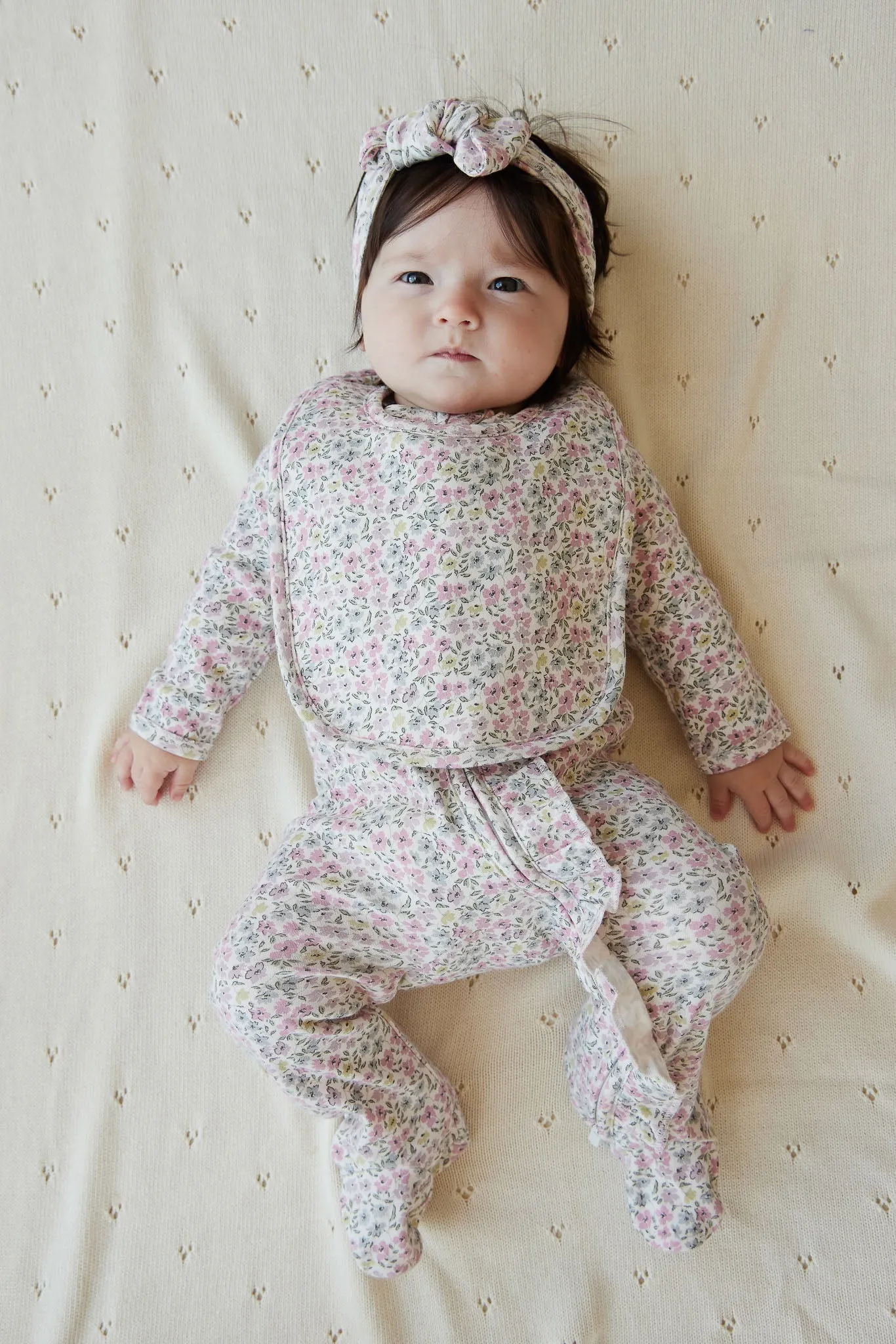 Organic Cotton Bib | Fifi Mini Slightly Pink