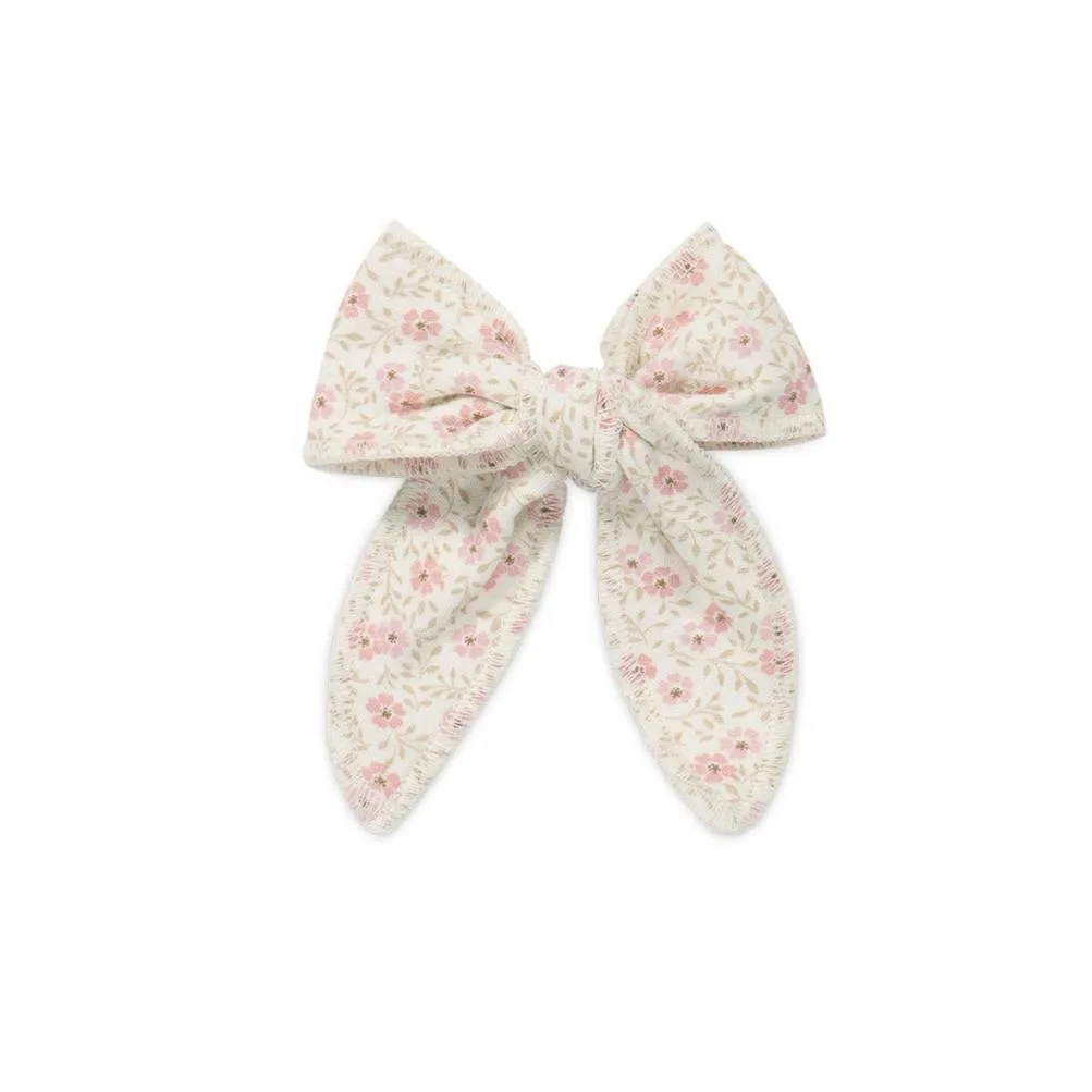 Organic Cotton Bow | Fifi Mini Slightly Pink