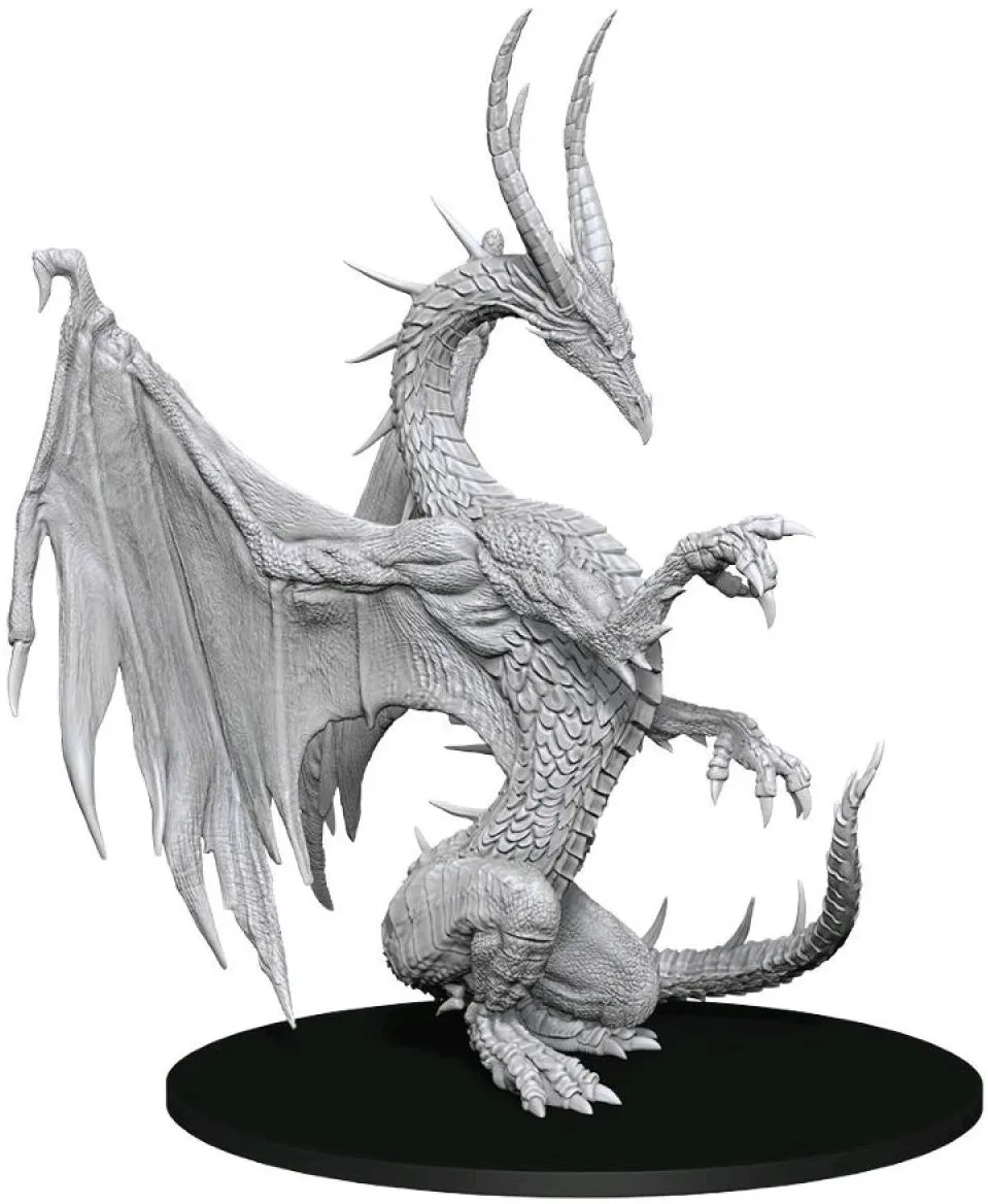Pathfinder Deepcuts Unpainted Miniatures Blue Dragon