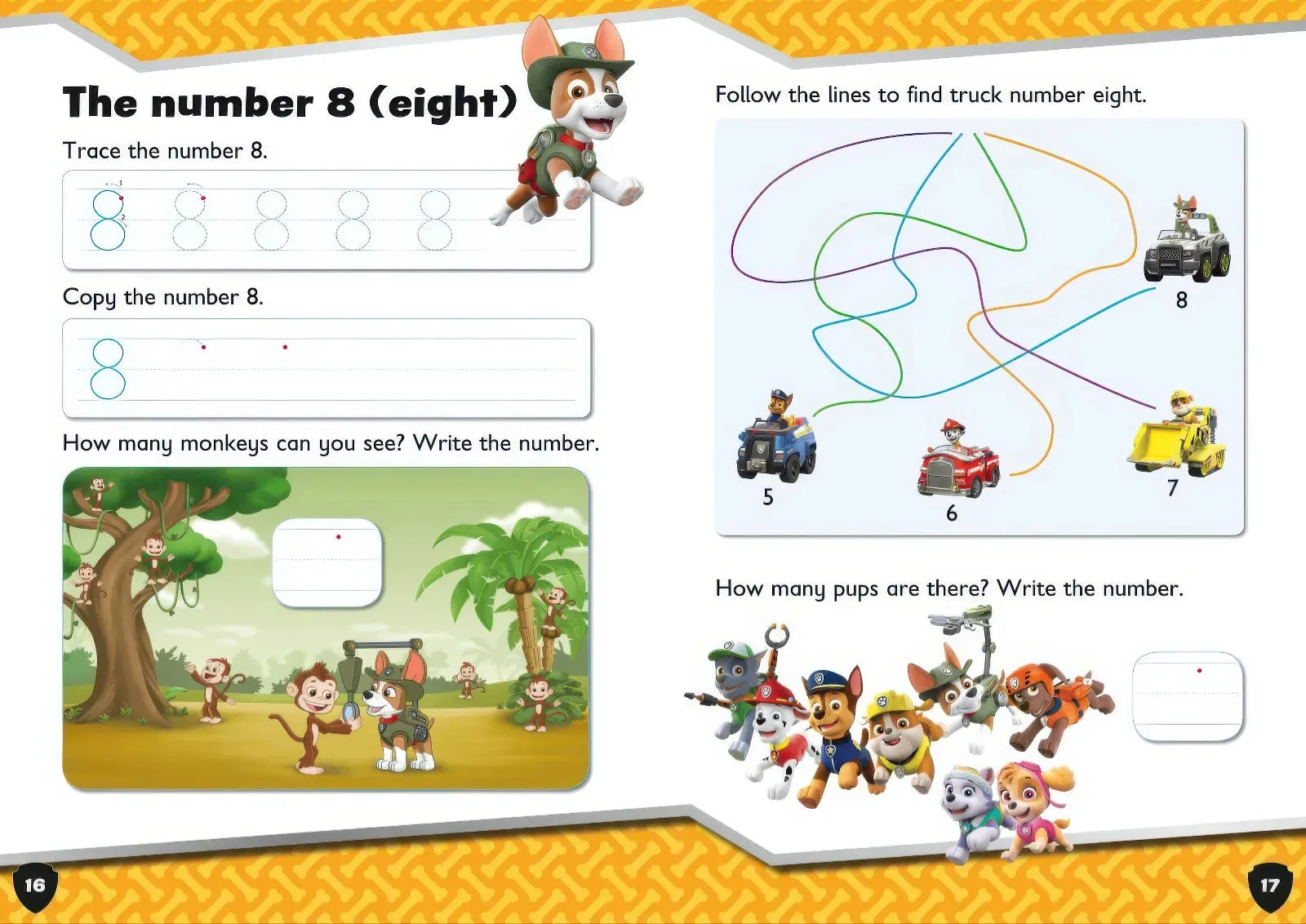 PAW Patrol First Numbers Activity Book