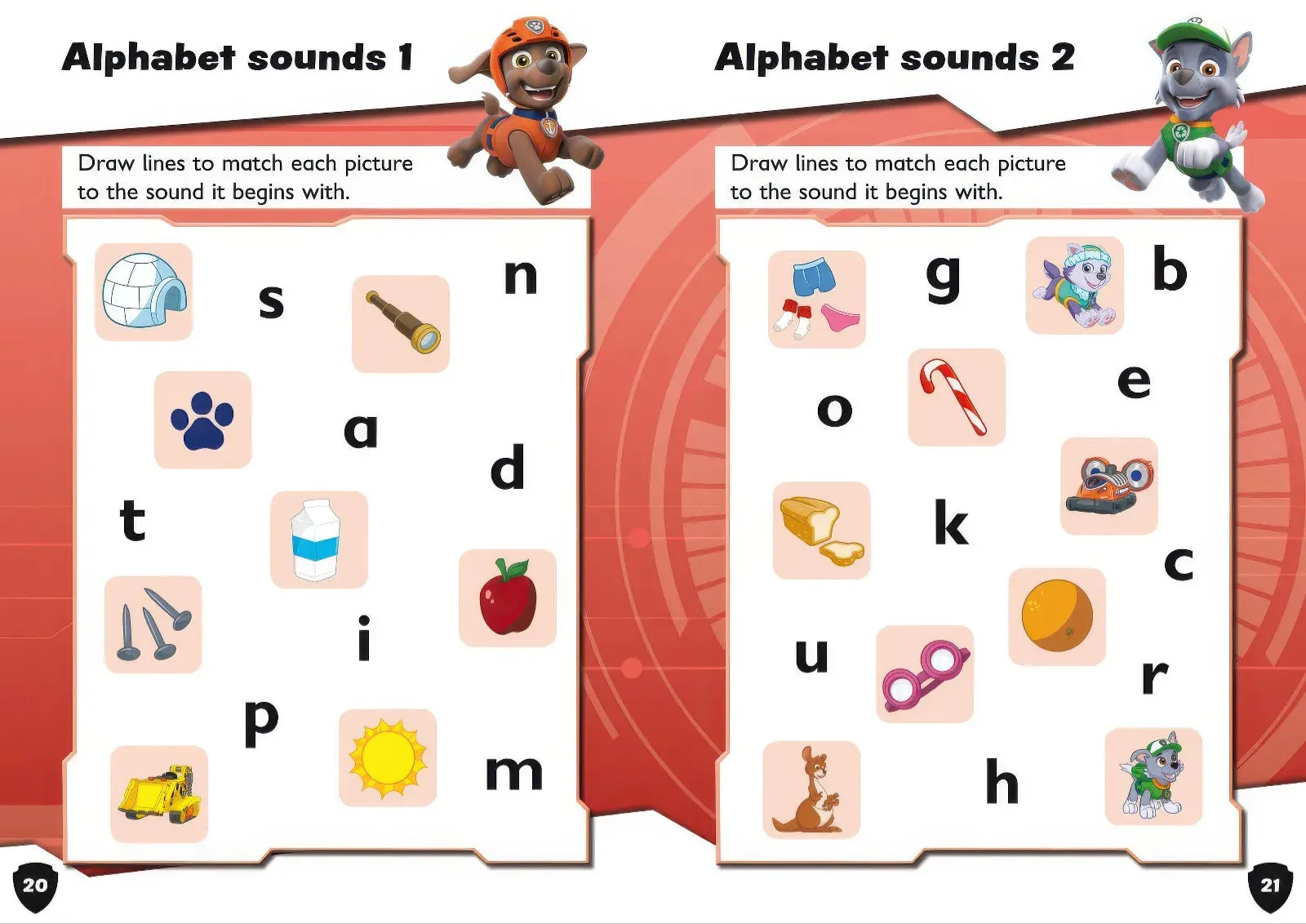 PAW Patrol First Phonics Activity Book