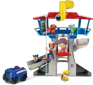PAW Patrol Headquarters with Chase and His Vehicle