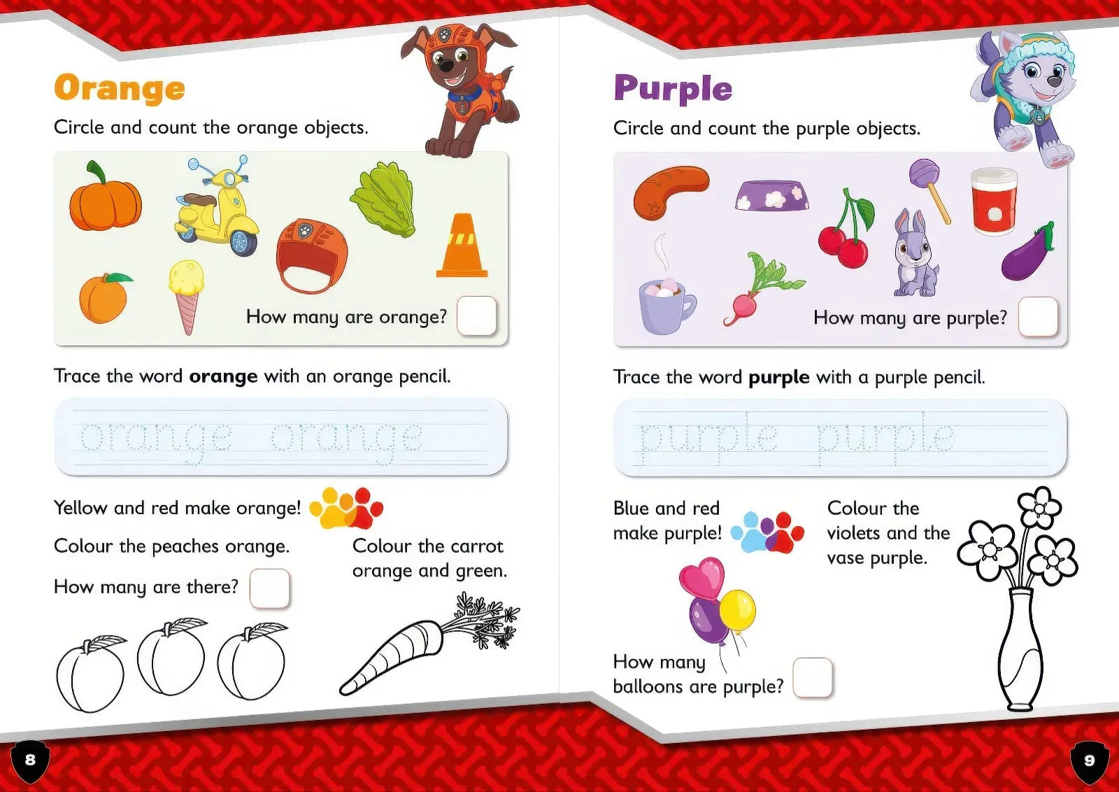 PAW Patrol Shapes & Colours Activity Book