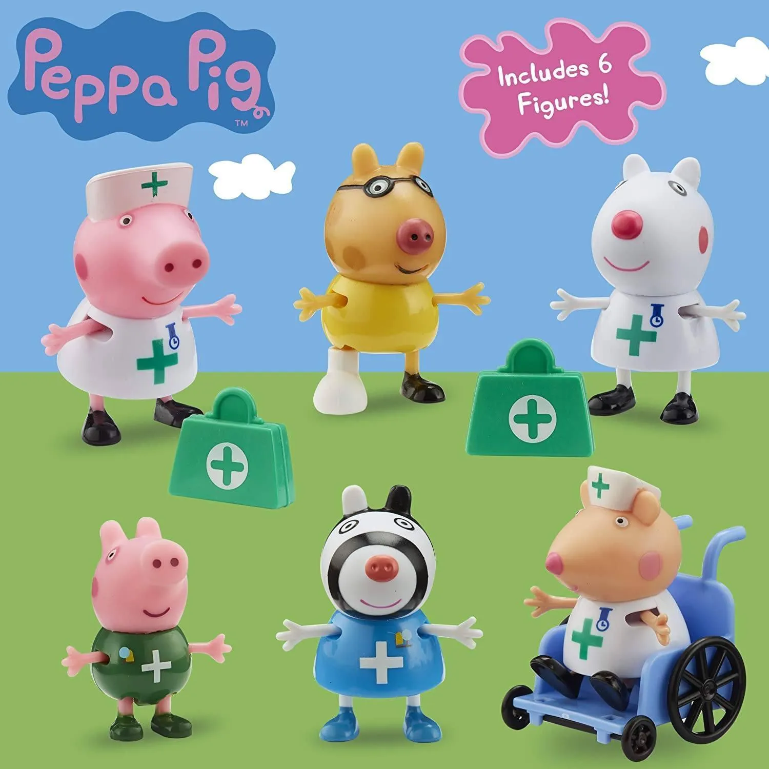 Peppa Pig Doctors And Nurses Figure Pack