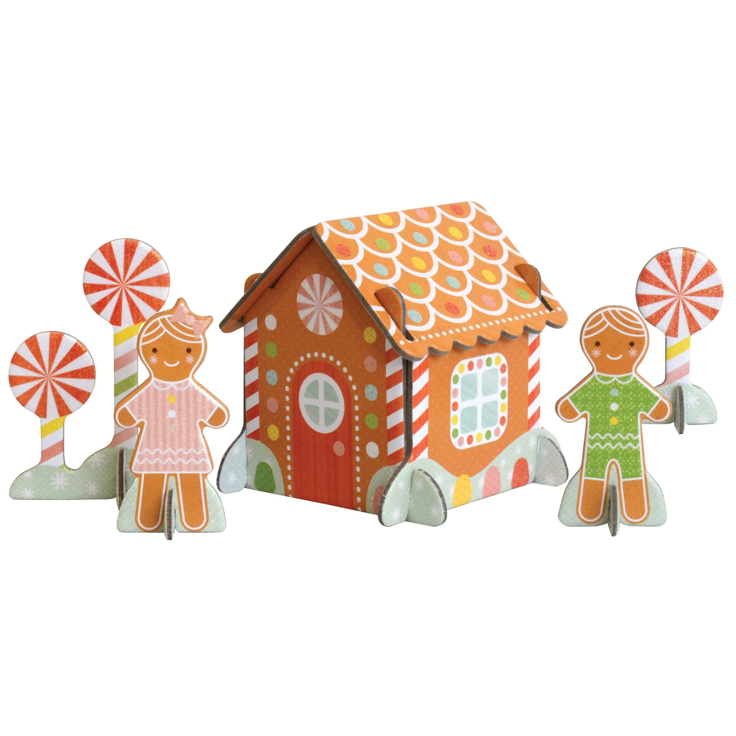 Petit Collage Pop-Out - Gingerbread House