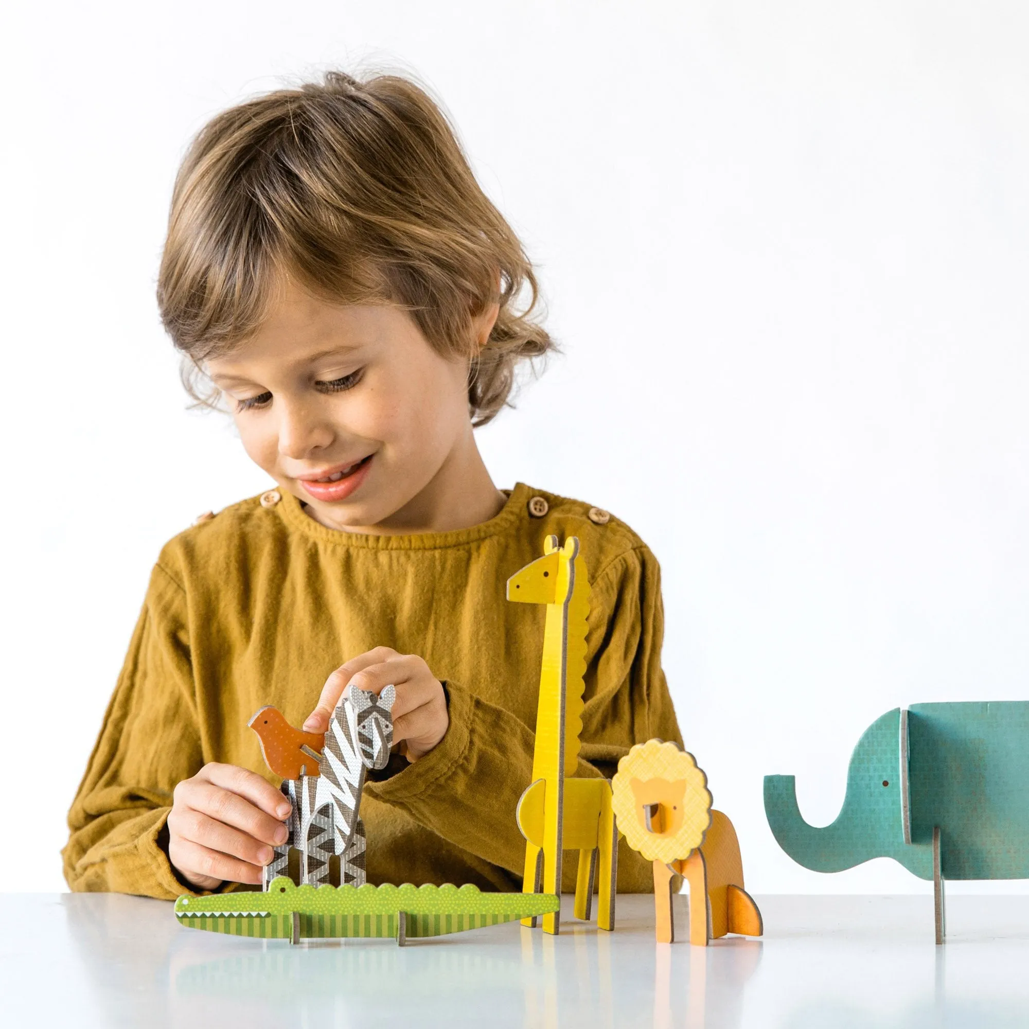 Petit Collage Pop-Out - Safari
