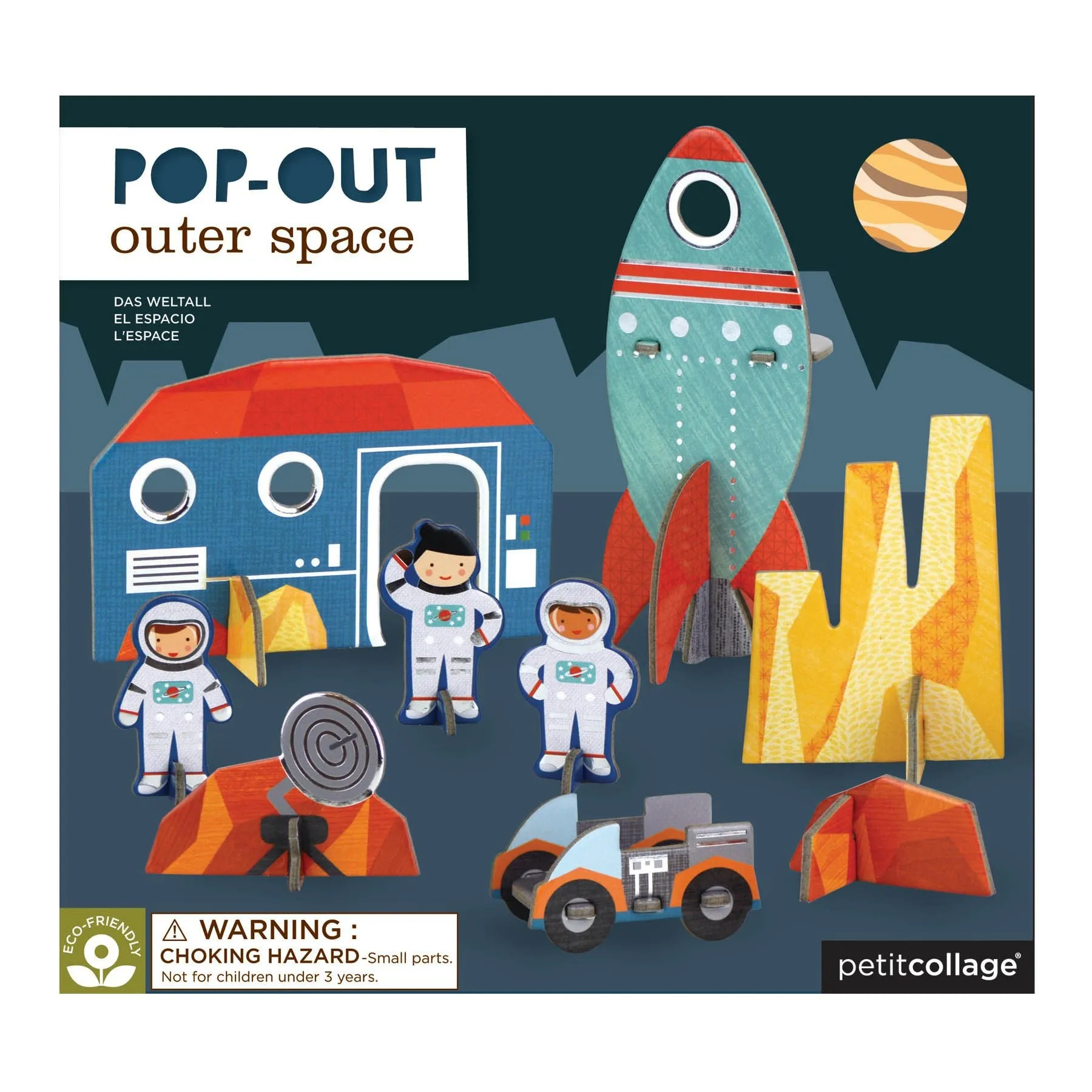 Petit Collage Pop-Out - Space