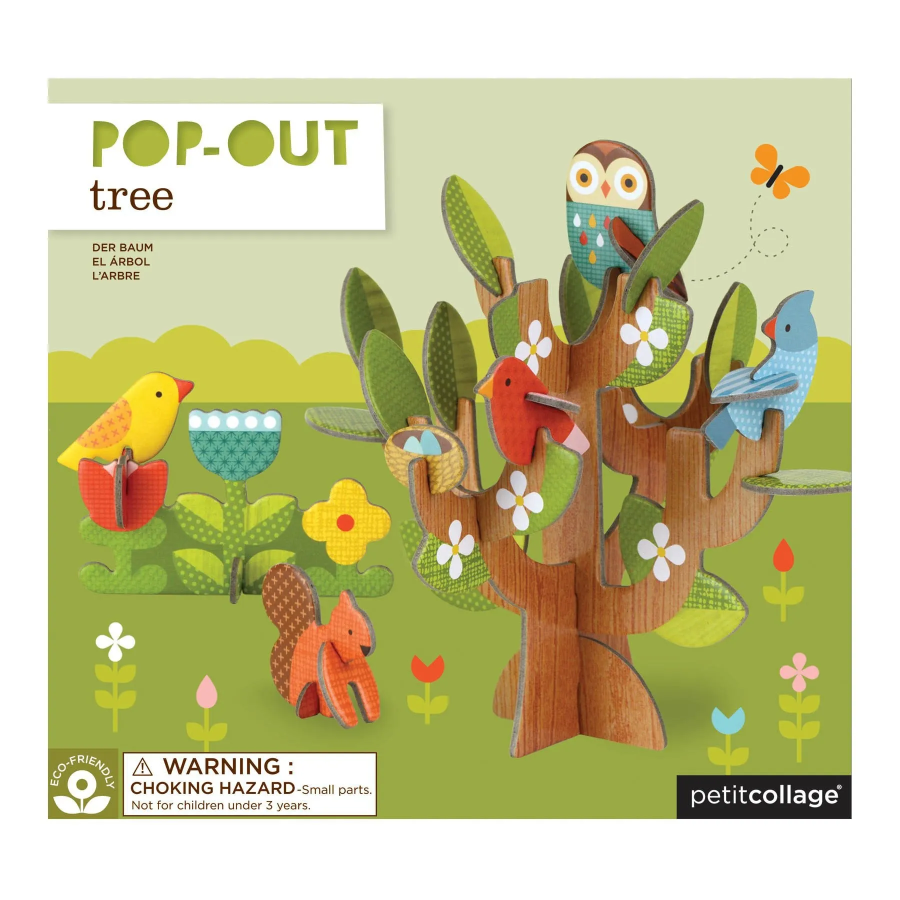 Petit Collage Pop-Out - Tree