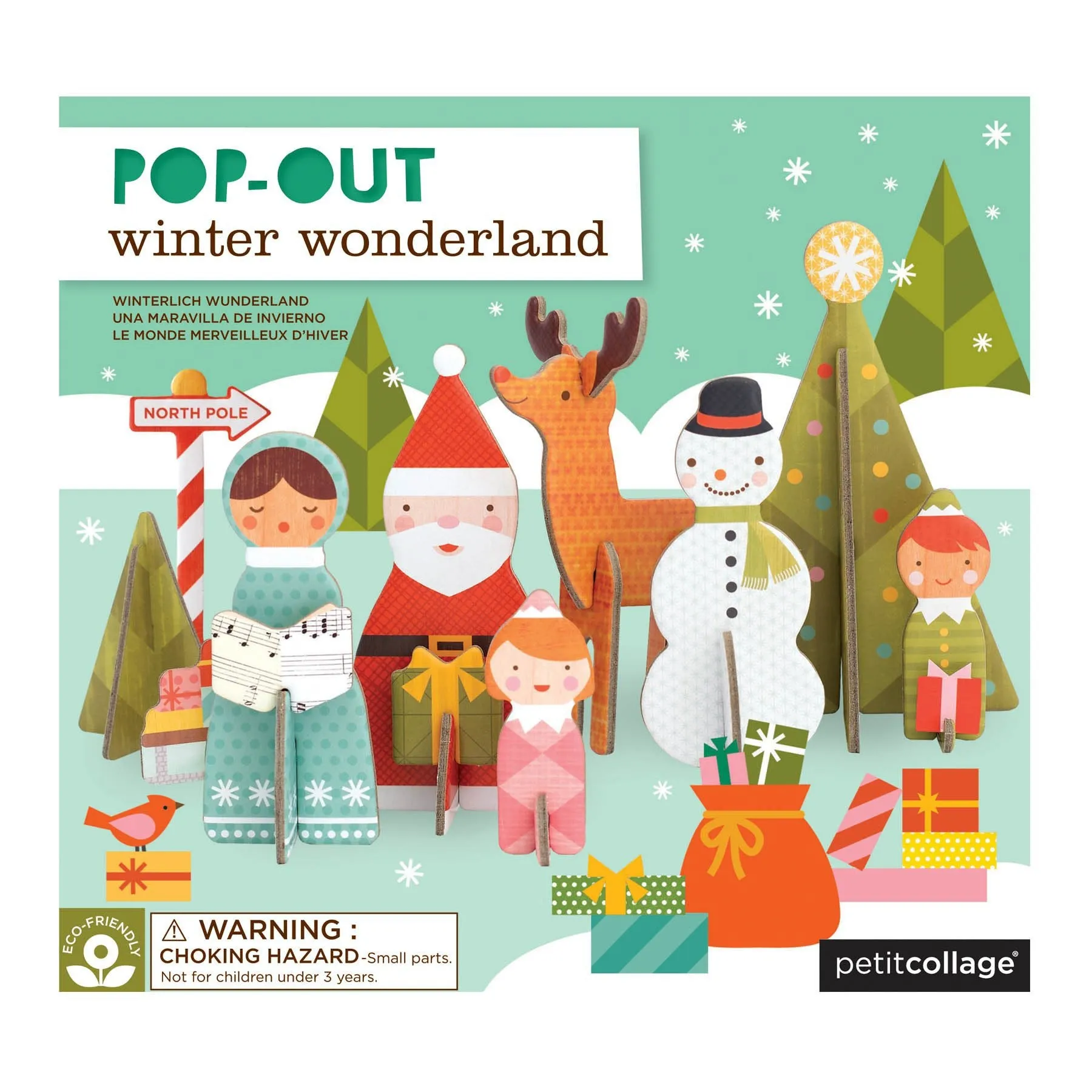 Petit Collage Pop-Out - Xmas