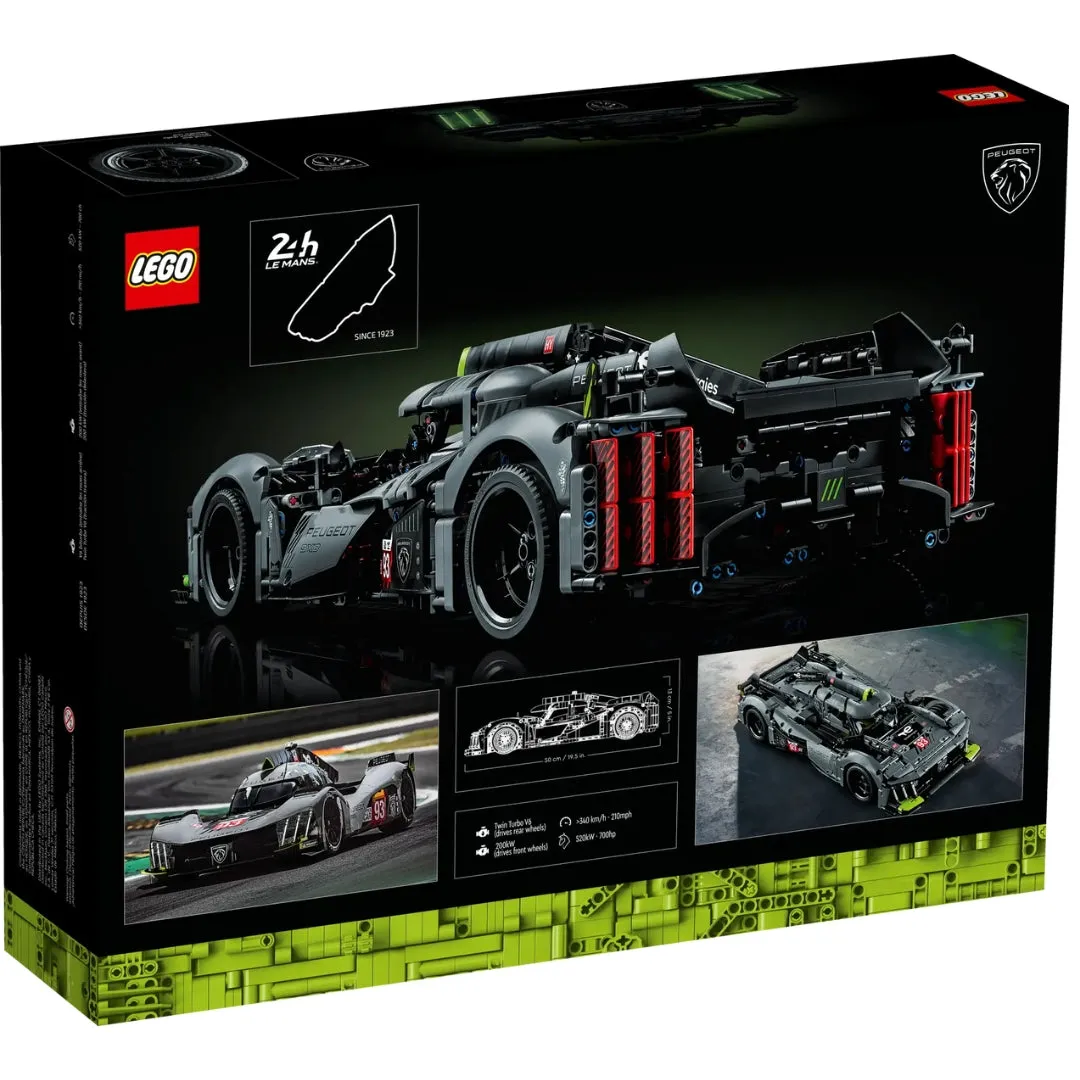 PEUGEOT 9X8 24H Le Mans Hybrid Hypercar by LEGO