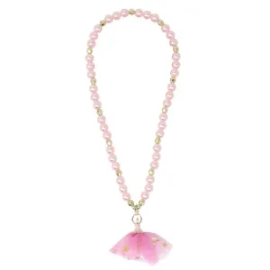 Pink Poppy Ballerina Charm Necklace
