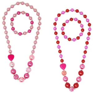 Pink Poppy Be My Valentine Necklace & Bracelet Set Assorted Styles