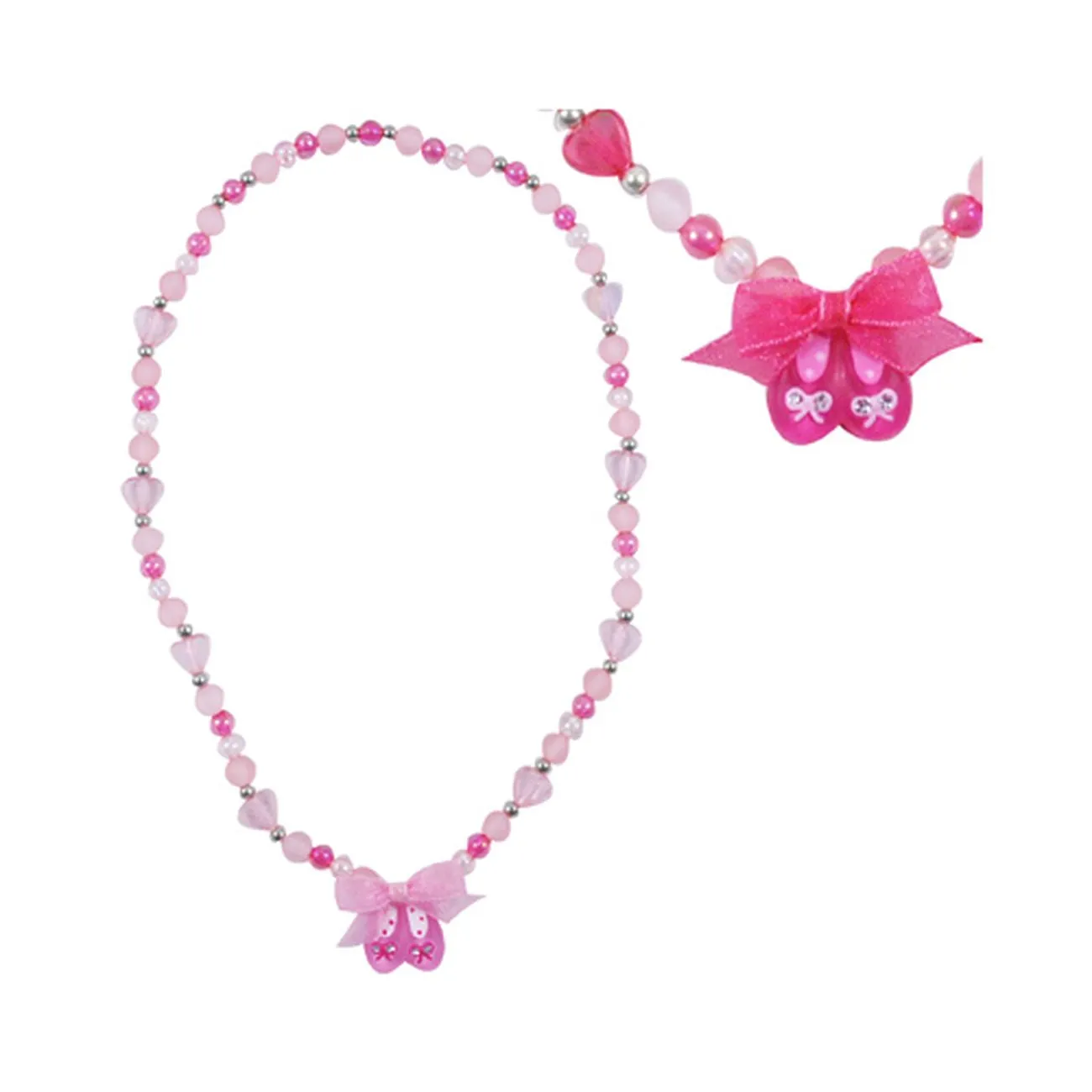 Pink Poppy Pretty Ballet Shoe Necklace Assorted Styles