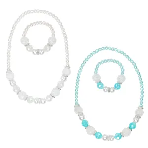 Pink Poppy Snow Princess Necklace & Bracelet Set Assorted Styles