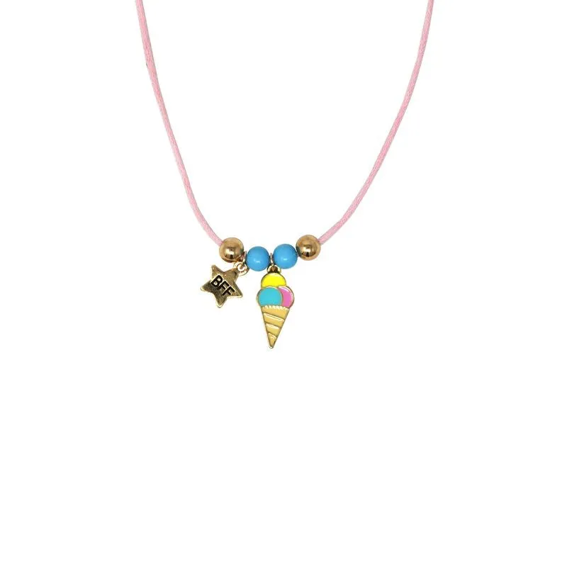 Pink Poppy Sweet Treats Bff Necklace Set