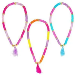 Pink Poppy Tassel Fashion Necklace Assorted Styles