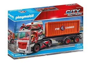 PLAYMOBIL 70771 CITY ACTION - Truck with Cargo Container