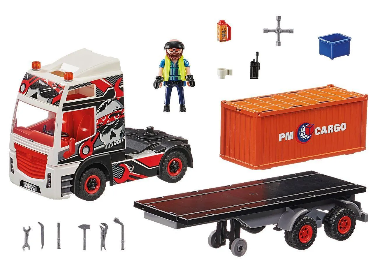 PLAYMOBIL 70771 CITY ACTION - Truck with Cargo Container