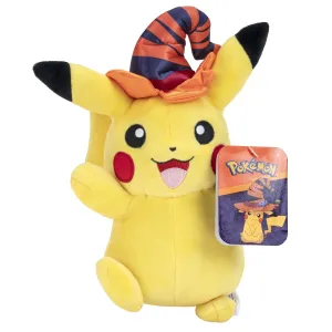 Pokemon Halloween 20cm Plush Pikachu Wearing Witches Hat