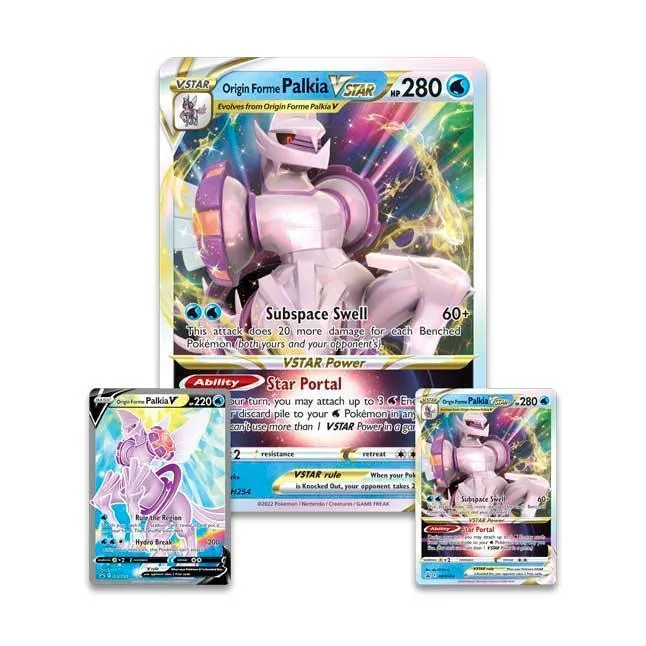 Pokmon TCG V Star Premium Collection Box - Palkia Cards