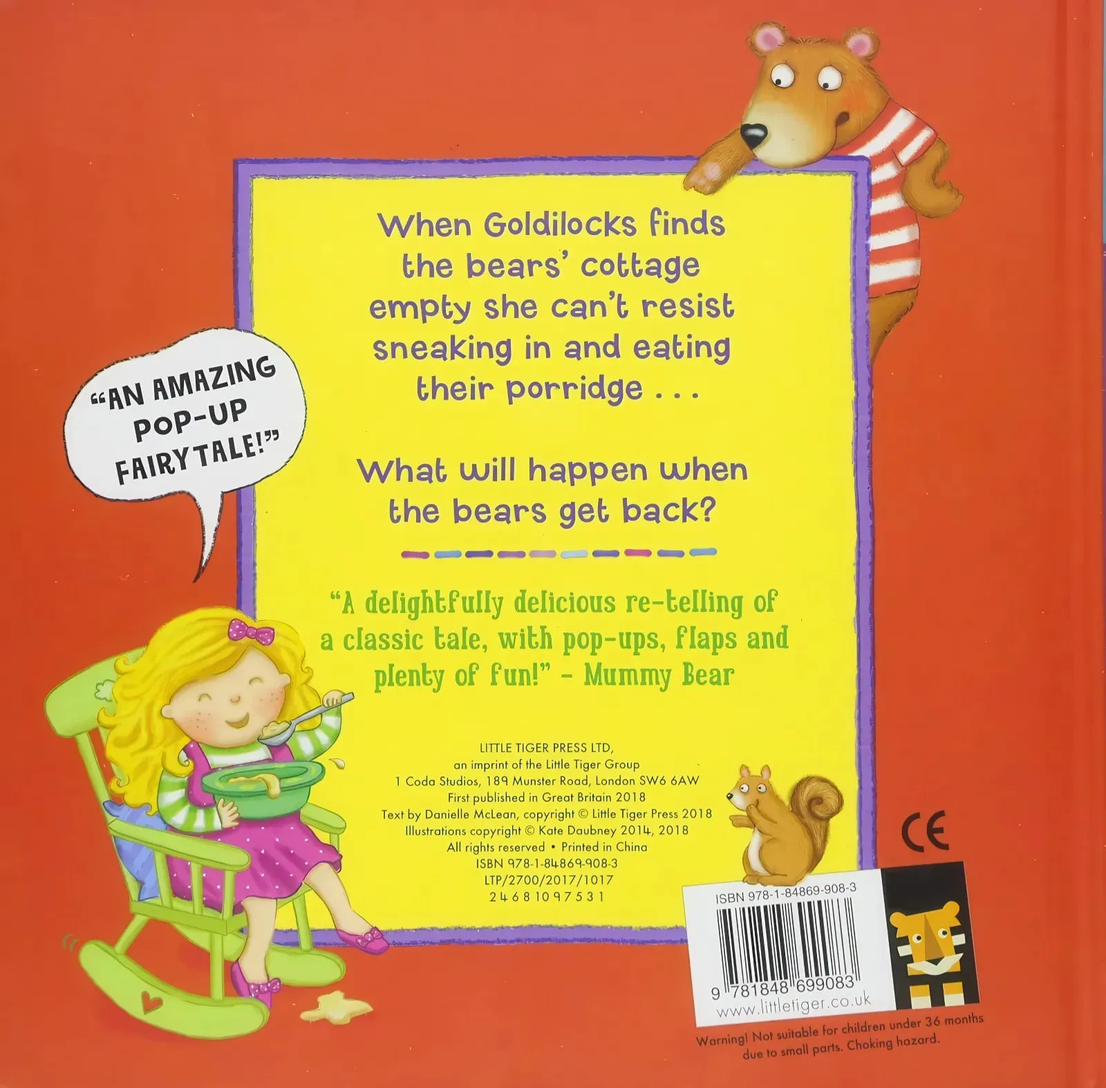 Pop-Up Fairytales: Goldilocks and the Three Bears Book