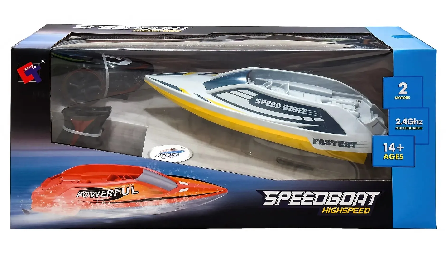 Powerful High-Speed Remote Controlled Speedboat- Assorted