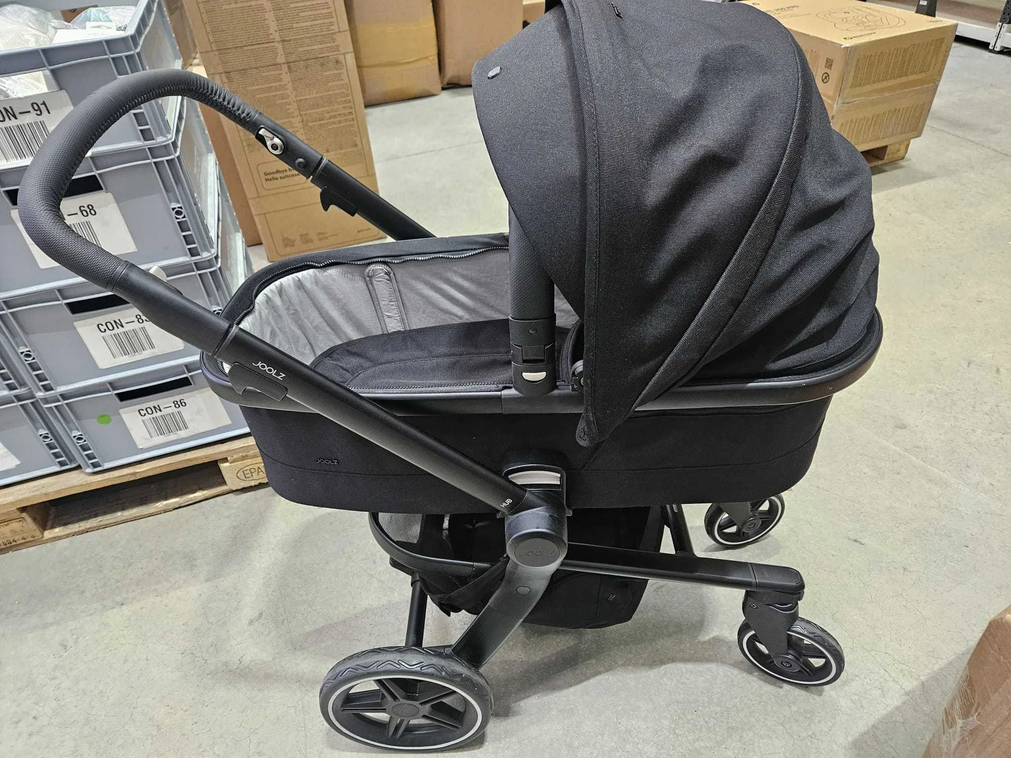 [Preloved] Joolz Hub Pushchair   Cot - Brilliant Black