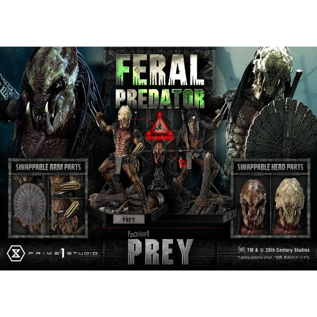 Prey (Film) Feral Predator Regular Version Statue By Prime1 Studios