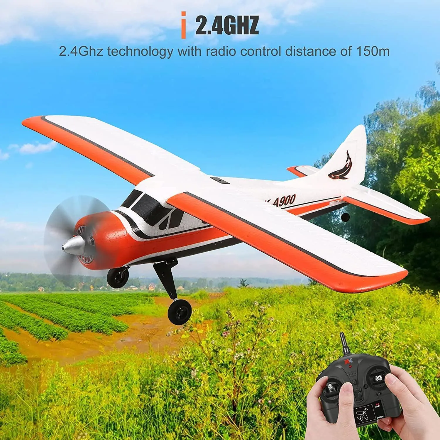 Professional A900 Remote Controlled RC Fixed Wing Airplane Glider Kit
