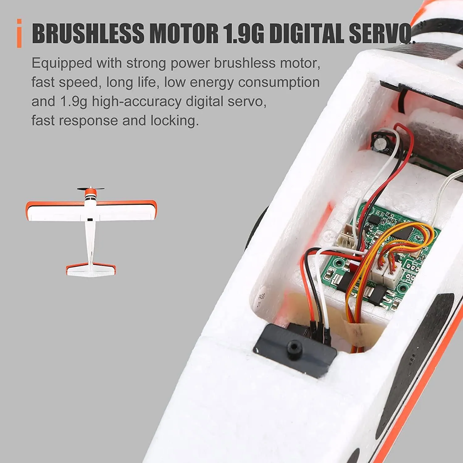 Professional A900 Remote Controlled RC Fixed Wing Airplane Glider Kit