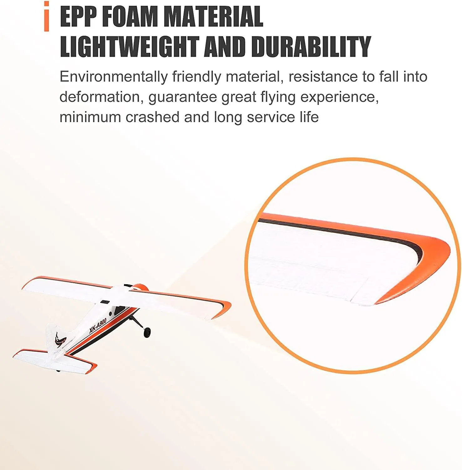 Professional A900 Remote Controlled RC Fixed Wing Airplane Glider Kit