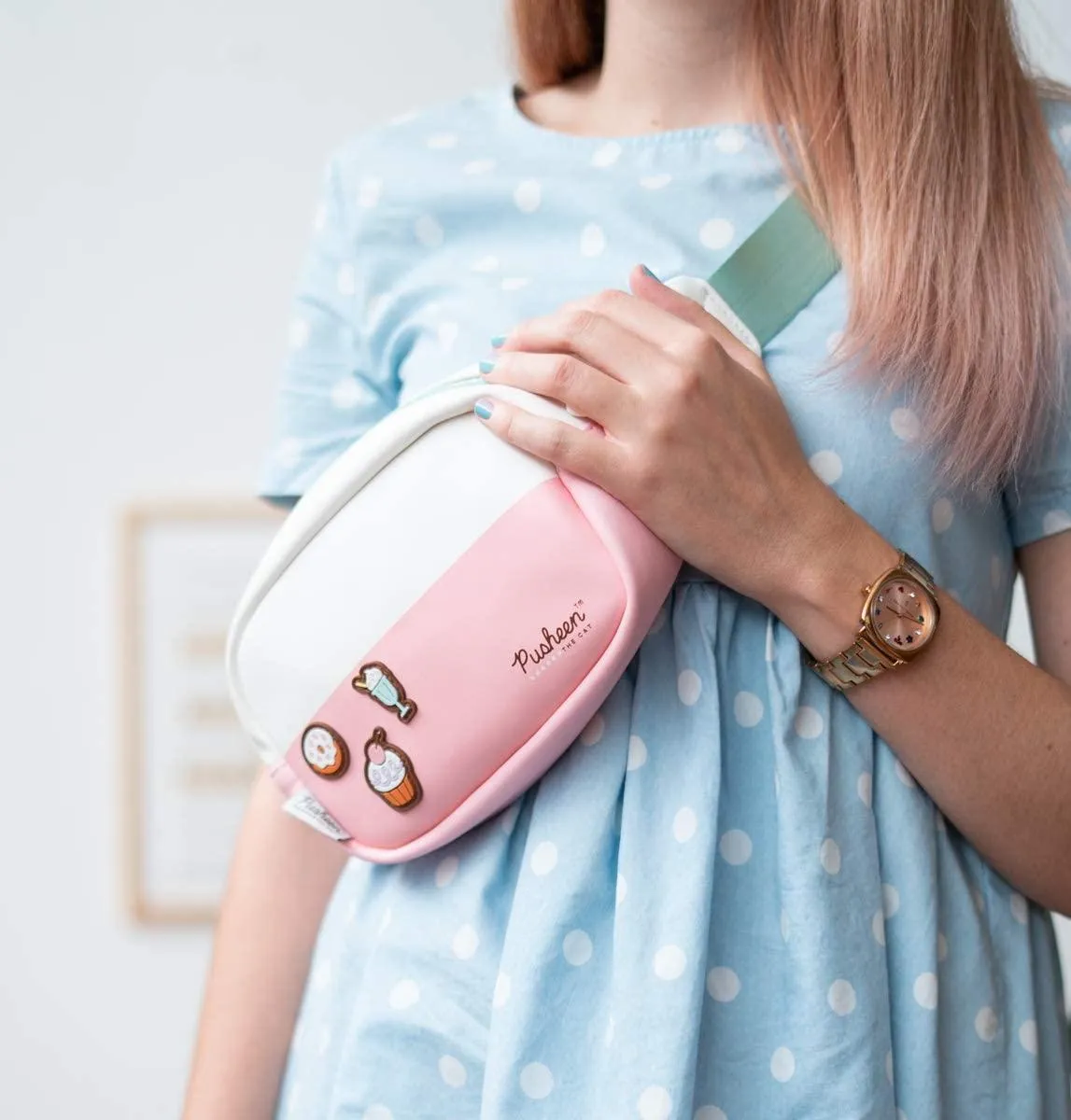Pusheen Rinonera Waist Pack Rose Collection