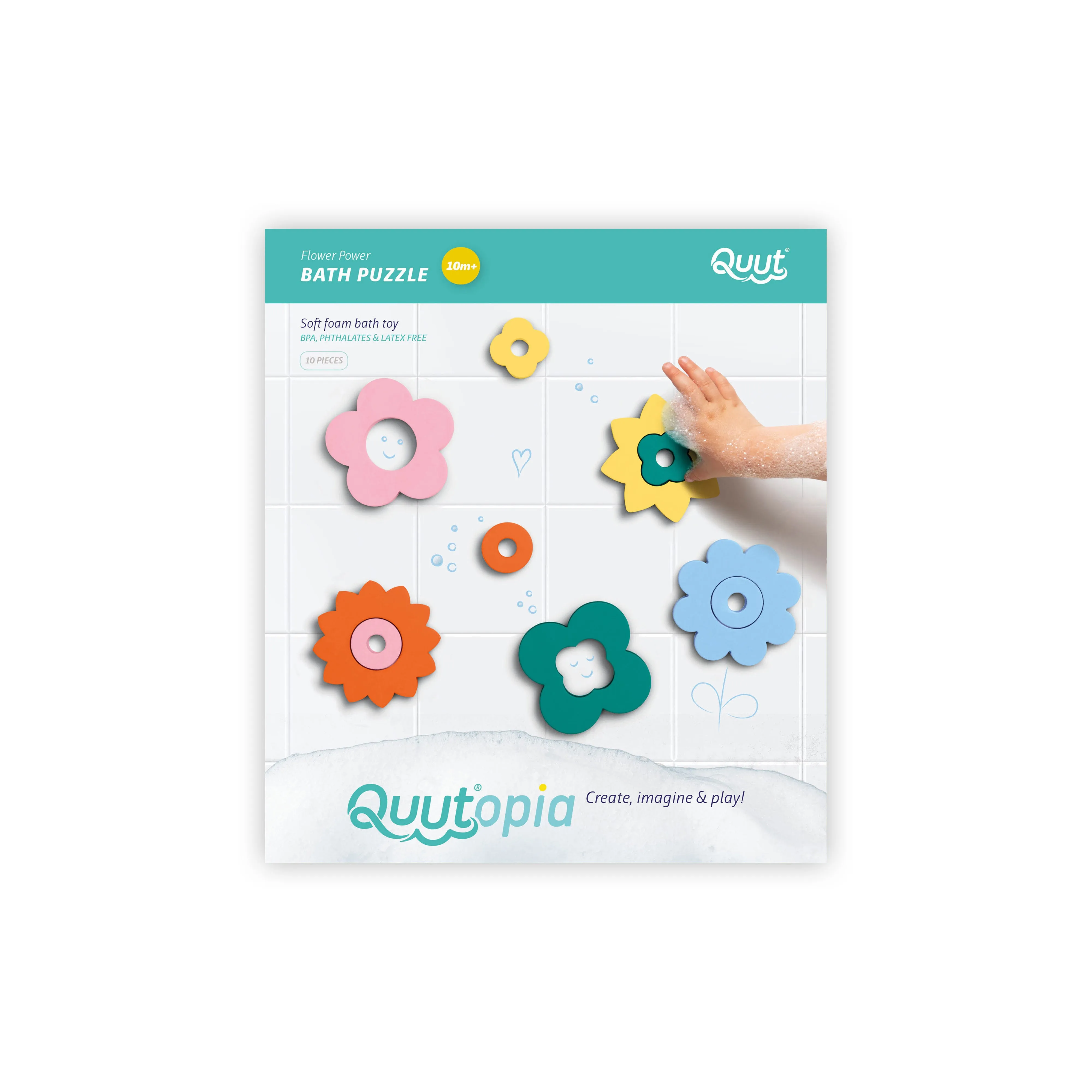 Quut Quutopia Flower Power Bath Puzzle