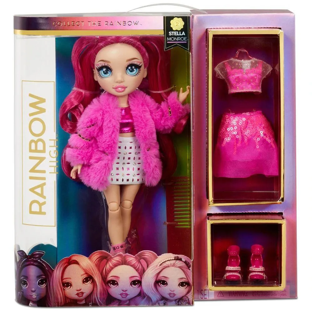 Rainbow High Fashion Doll- Stella Monroe (Fuchsia)