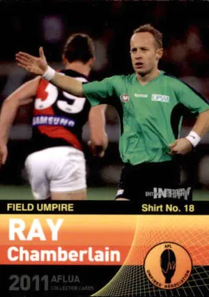 Razor Ray Chamberlain, RC, Field Umpire, 2011 AFLUA Umpire