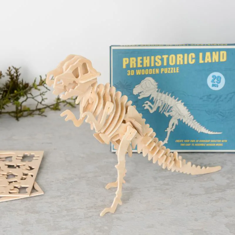 Rex 3D Wooden Puzzle - Tyrannosaurus
