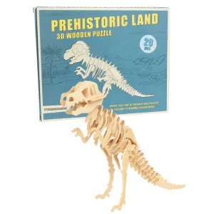 Rex 3D Wooden Puzzle - Tyrannosaurus