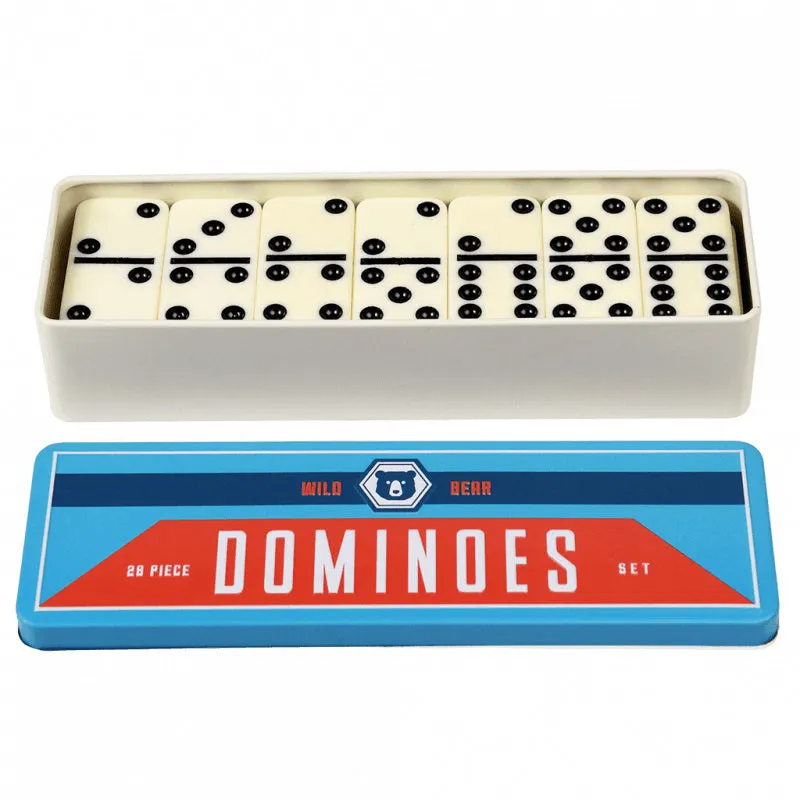 Rex Dominoes In A Tin - Wild Bear