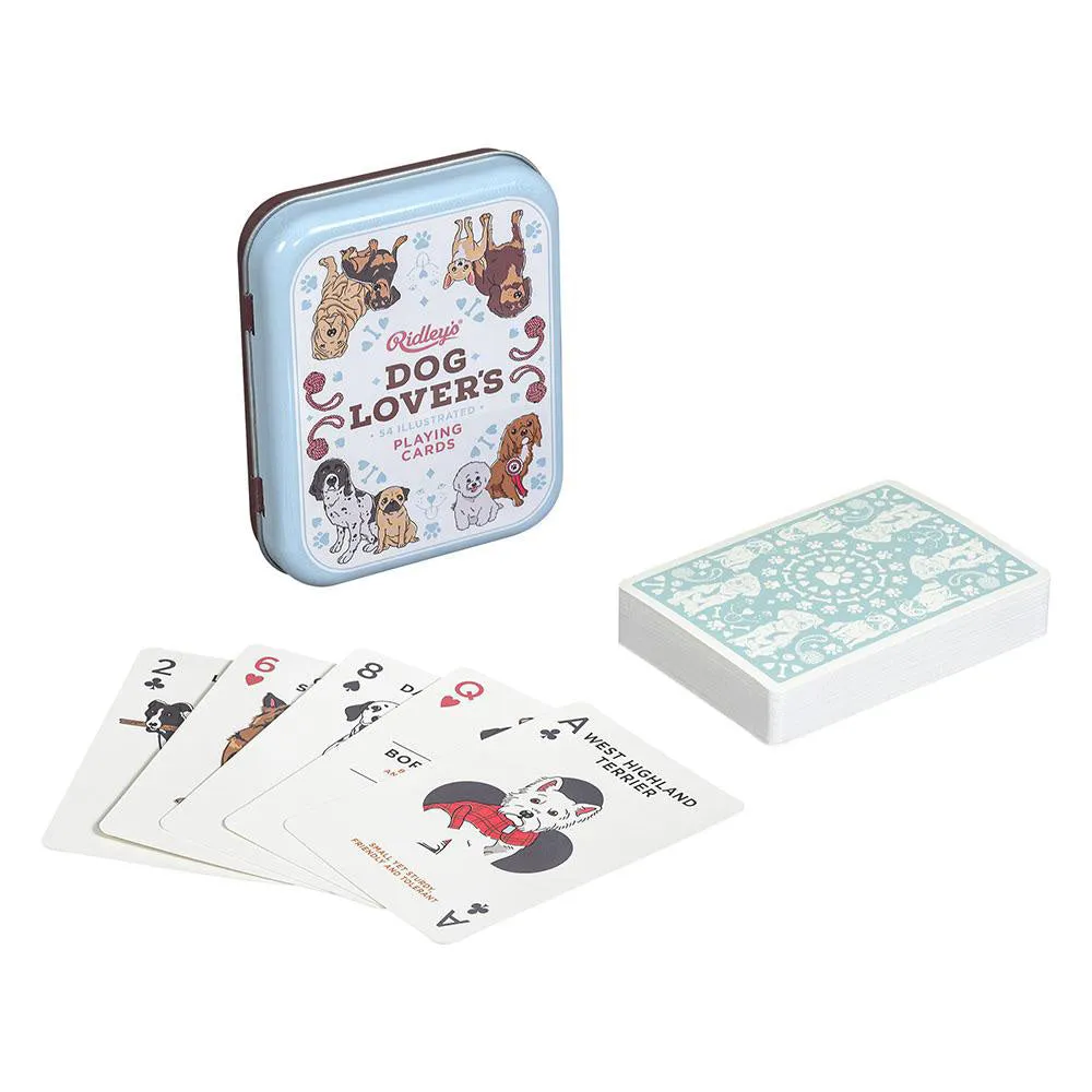 Ridley's Game Dog Lover's Playing Cards
