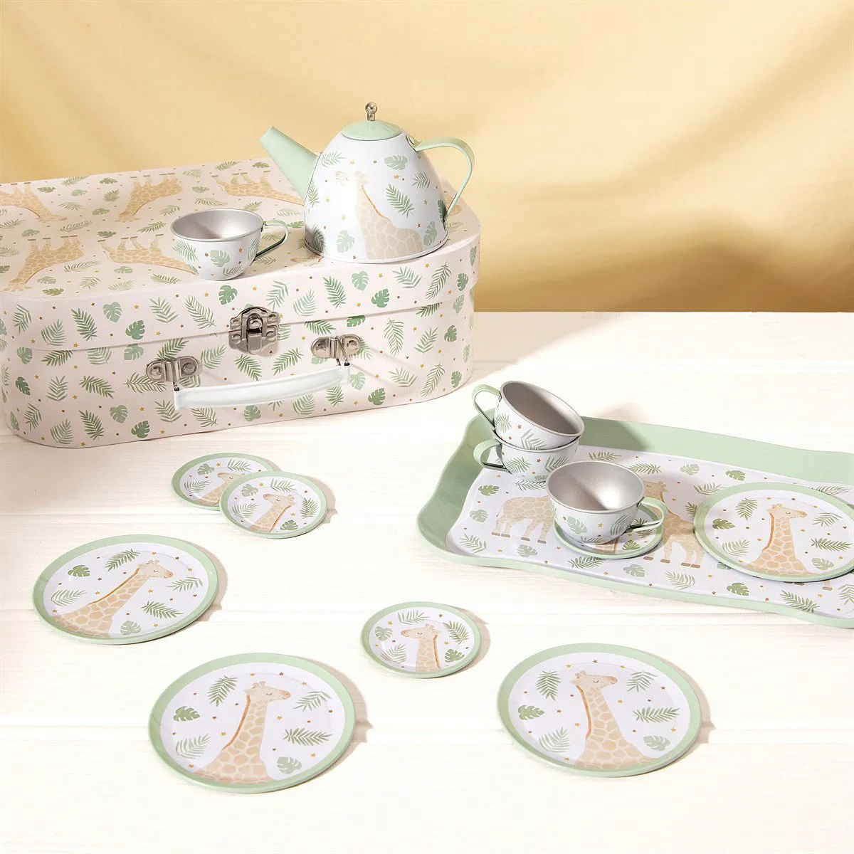 RJB Stone Gigi Giraffe Tea Set
