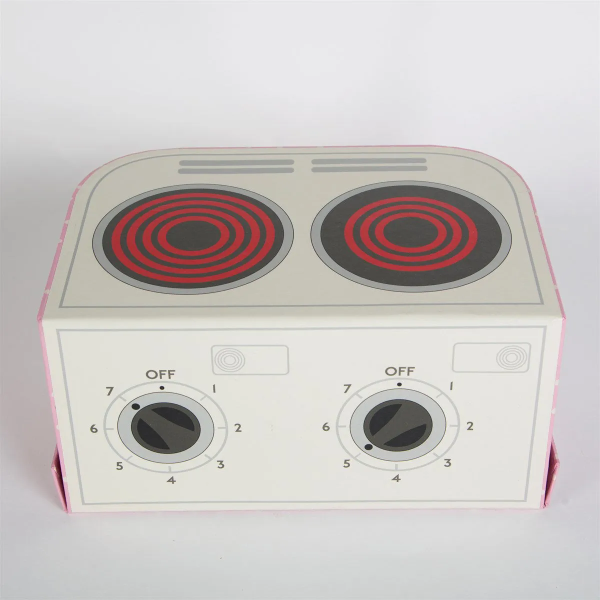 RJB Stone Kids Kitchen Cooking Box Set-Pink Polka Dot