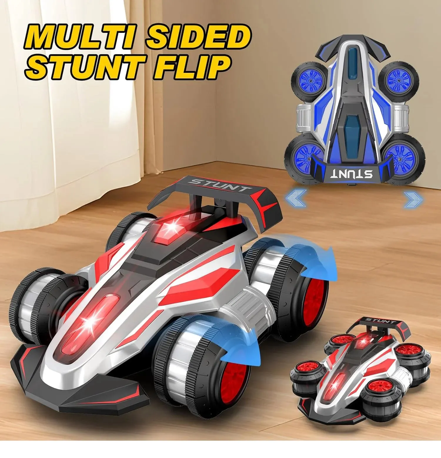 Rolling RC Drifting Stunt Car with Lights