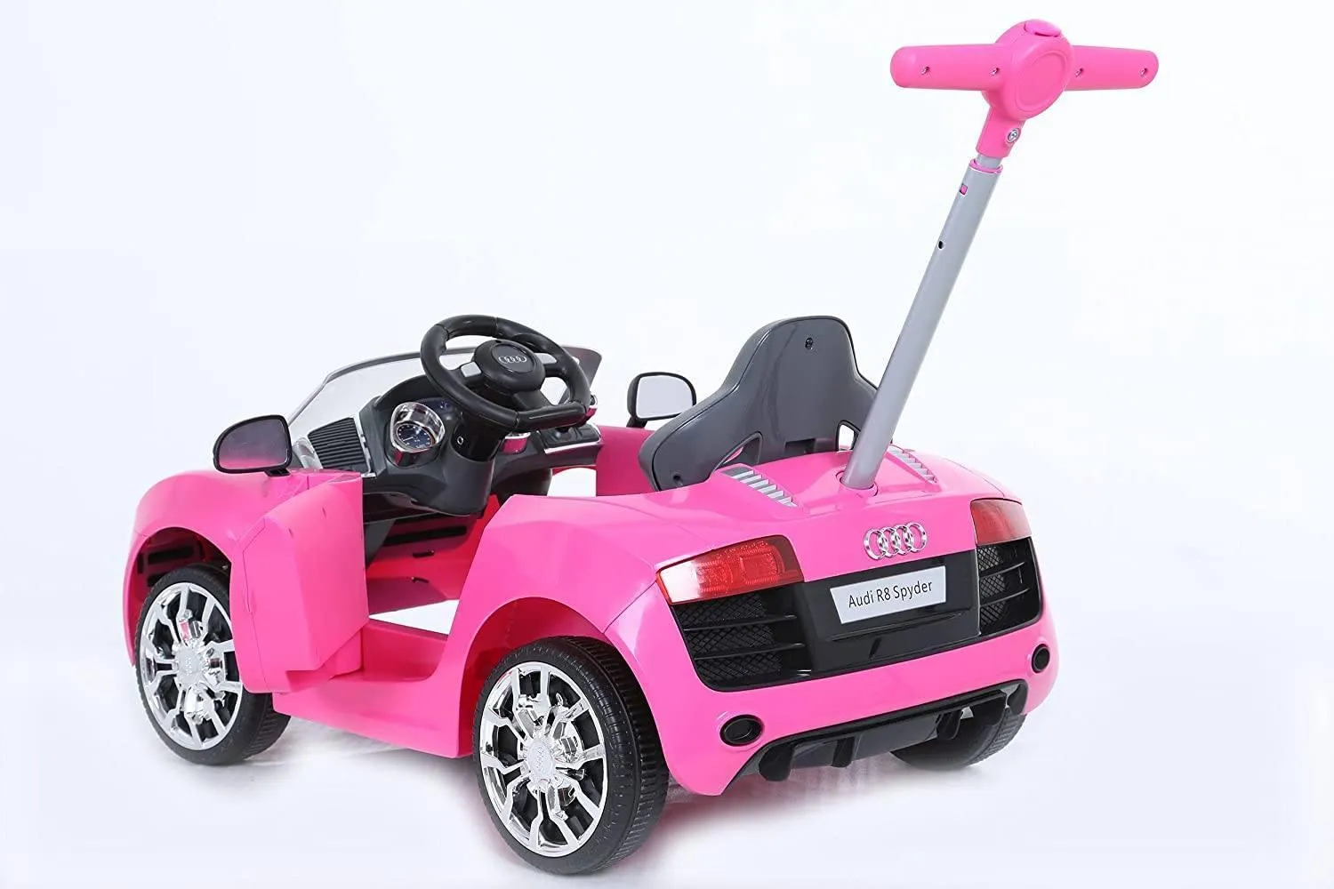 ROLLPLAY Audi R8 Spyder Push Car Pink
