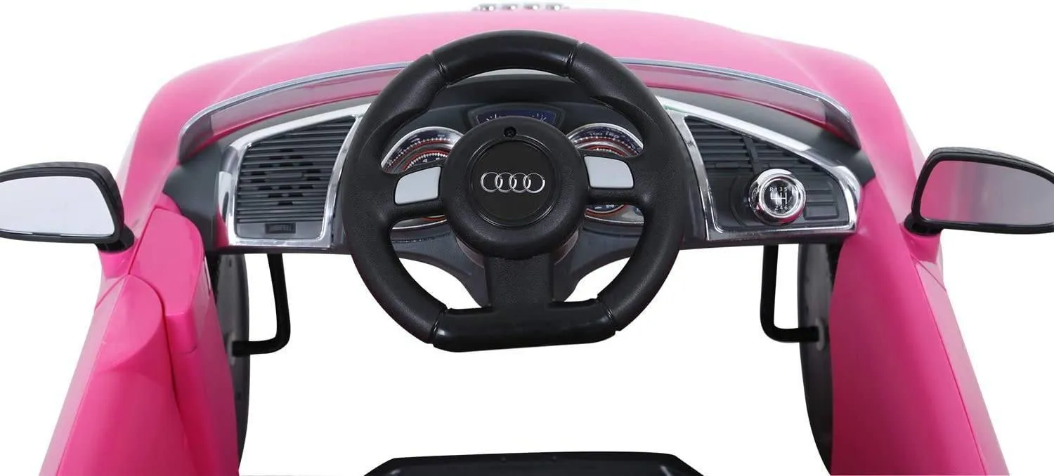 ROLLPLAY Audi R8 Spyder Push Car Pink