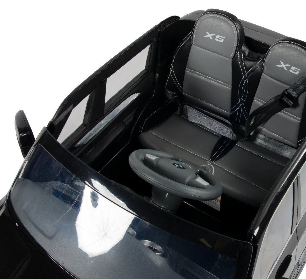 ROLLPLAY Premium BMW X5 12V Battery Ride-On Car - Black