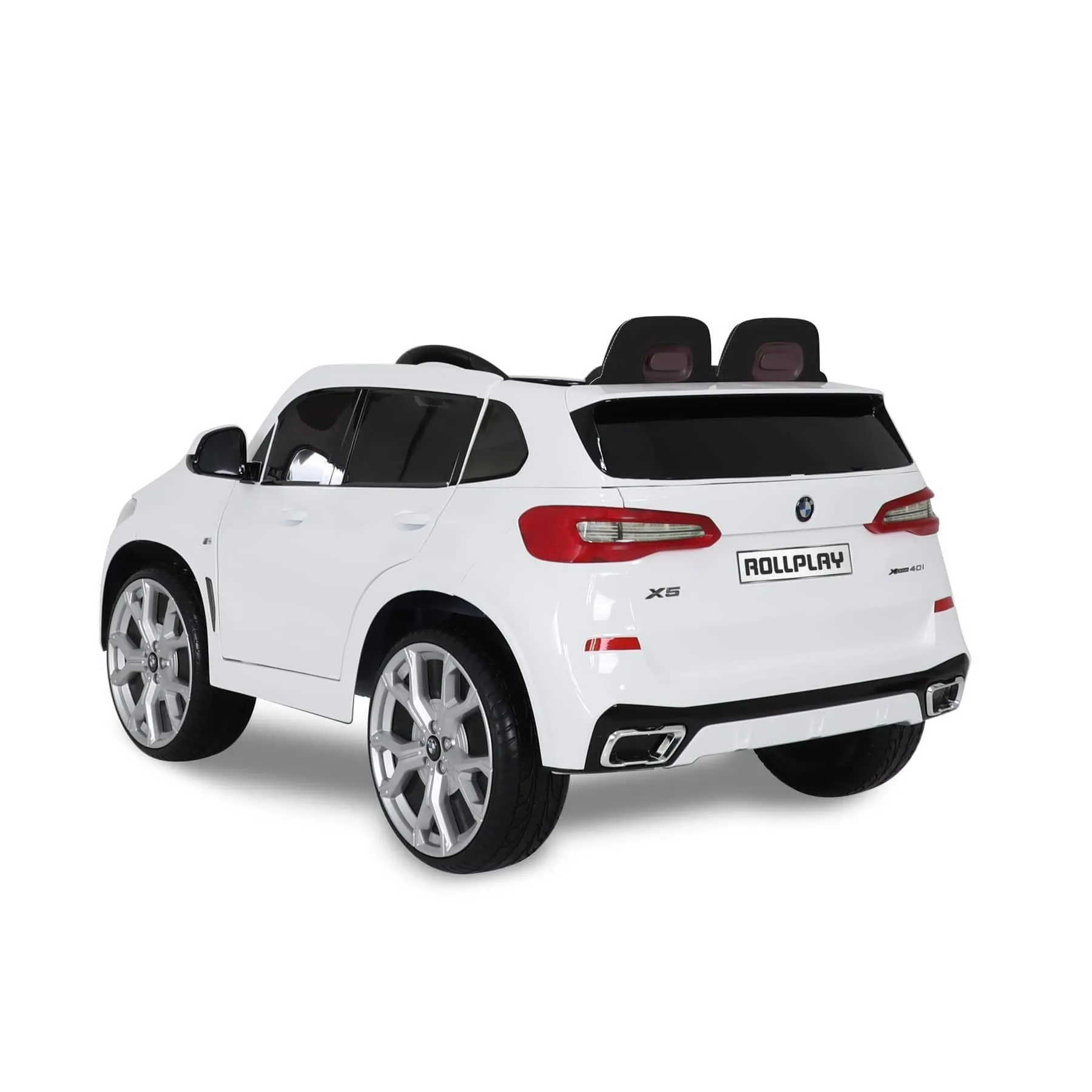 ROLLPLAY Premium BMW X5 12V Battery Ride-on Car - White