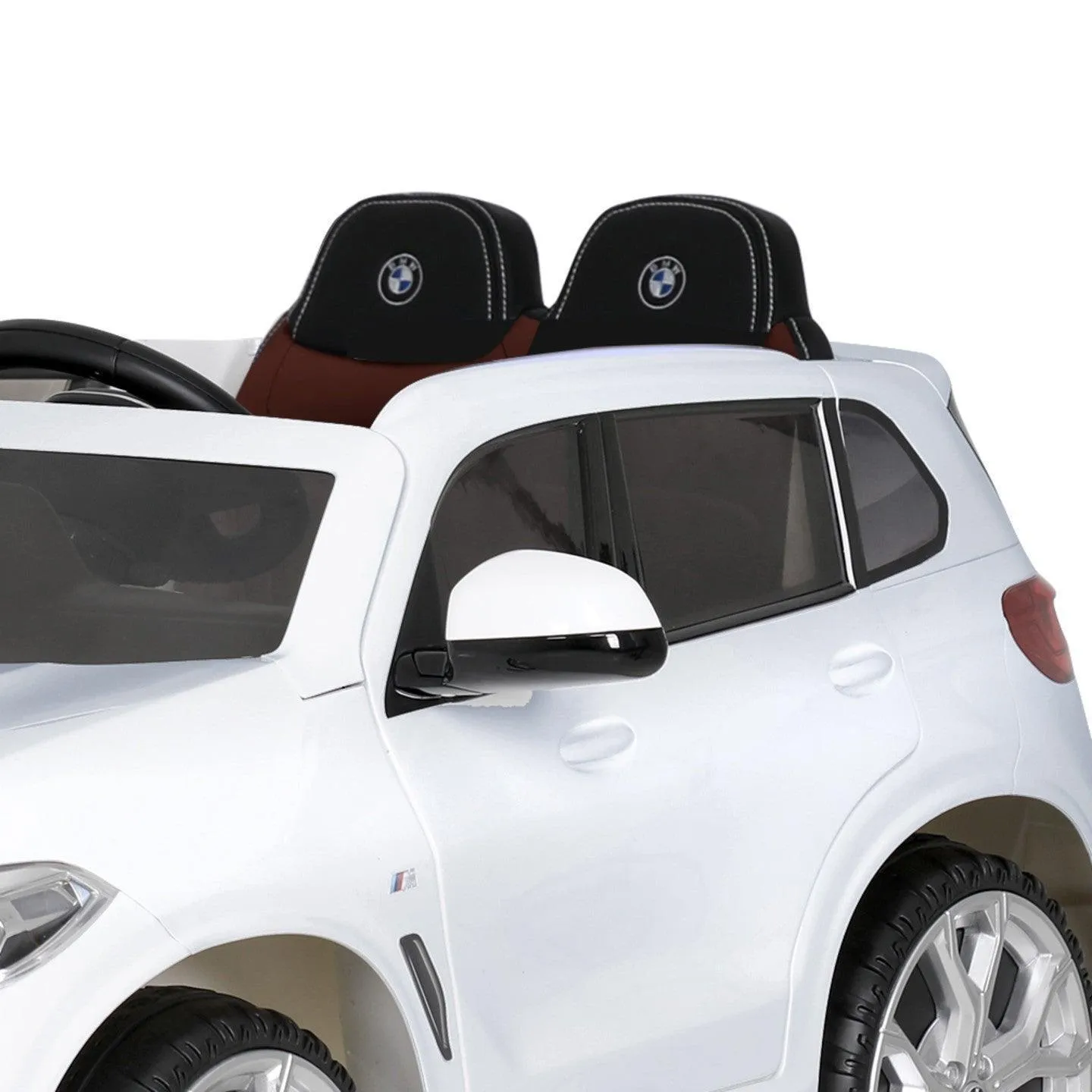 ROLLPLAY Premium BMW X5 12V Battery Ride-on Car - White